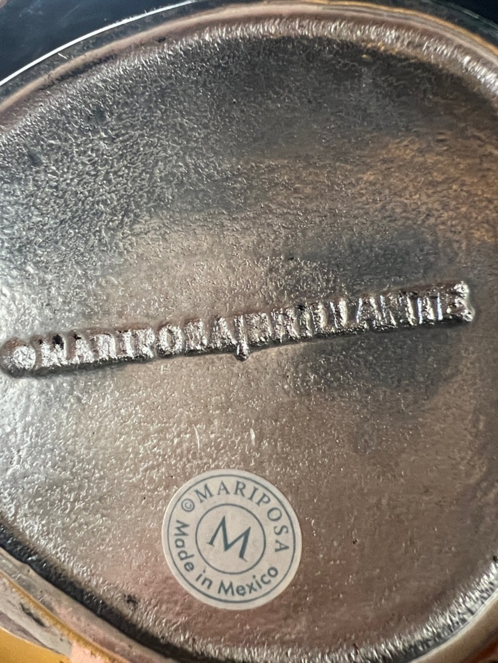 Silver Sand Dollar Decorative Bowl - Home Dining Accent - Picture 4 of 5